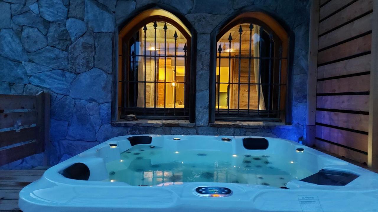 Chalet Serre Cambeou Piscine&Spa Saint-Chaffrey Exterior foto